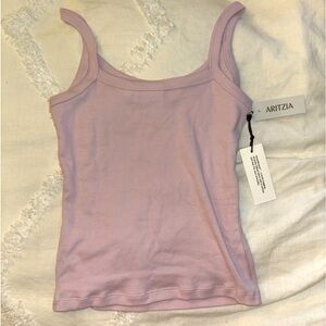 Aritzia TNA Homestretch Lilac Tank Top